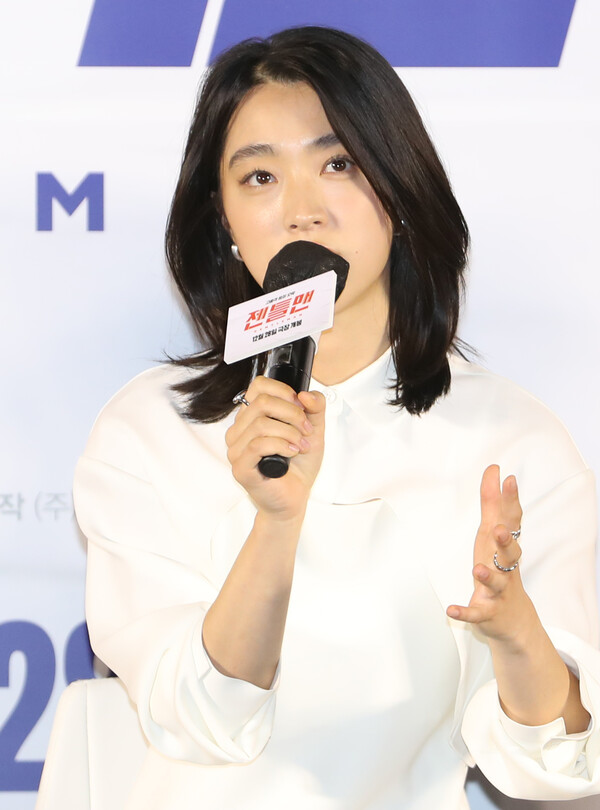 배우 최성은이 1일 서울 성동구 메가박스 성수에서 열린 영화 '젠틀맨' 제작보고회에 참석했다. / 사진=뉴스1